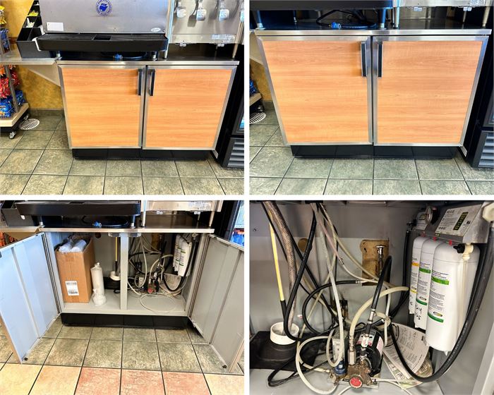48" Beverage Cabinet With Pump and Water Filtration System