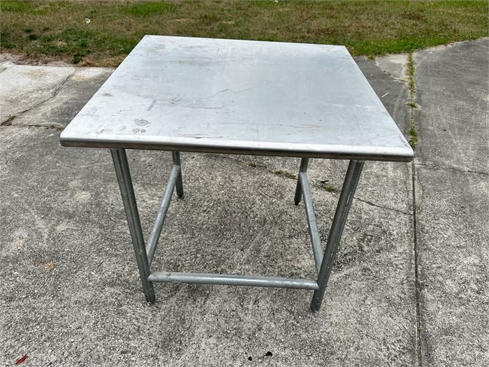 36" X 36" Stainless Table