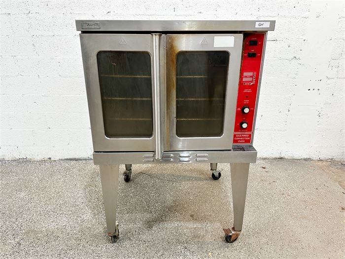 Migali Single Full Size Gas Convection Oven - 46,000 BTU (Converted to Propane)