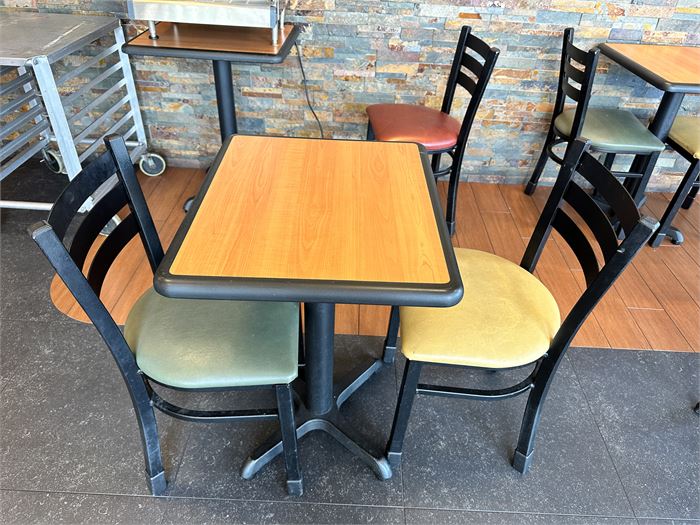 (1) Table and (2) Two Chairs