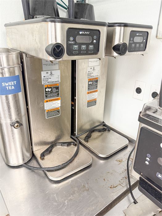(2) BUNN ICB-DV Digital Commercial Coffee Brewers