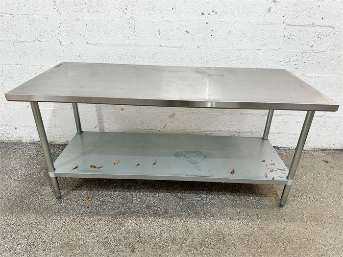 72" Stainless Steel Table