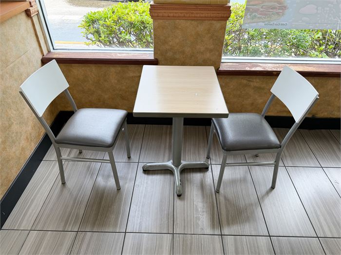 Table & (2) Chairs Dining Set