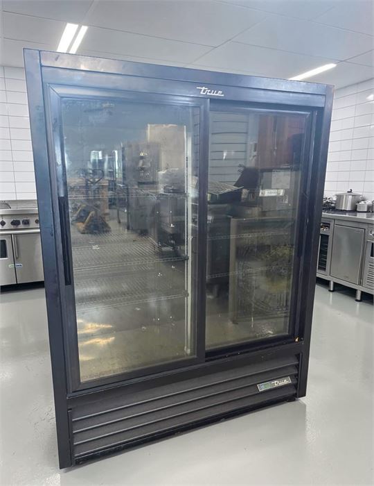 ❄️🖤 TRUE GDM-41SL-60-HC-LD BLACK GLASS DOOR MERCHANDISER REFRIGERATOR 🖤❄️