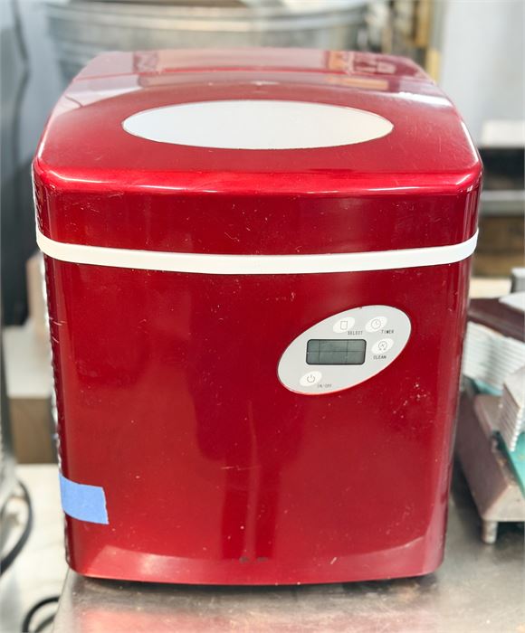 🔴 NewAir AI-215R Portable Countertop Ice Maker - Red Finish 🔴