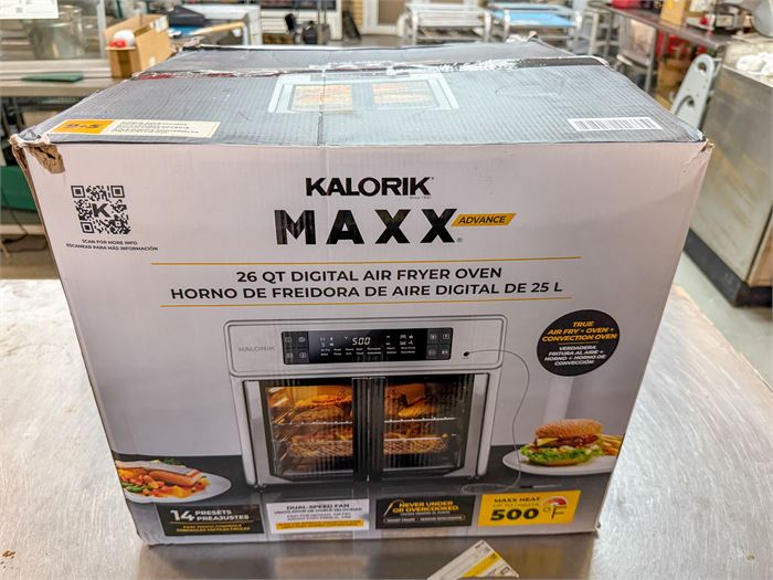 🍟 NEW Kalorik MAXX Advance 26-Qt Digital Air Fryer Oven