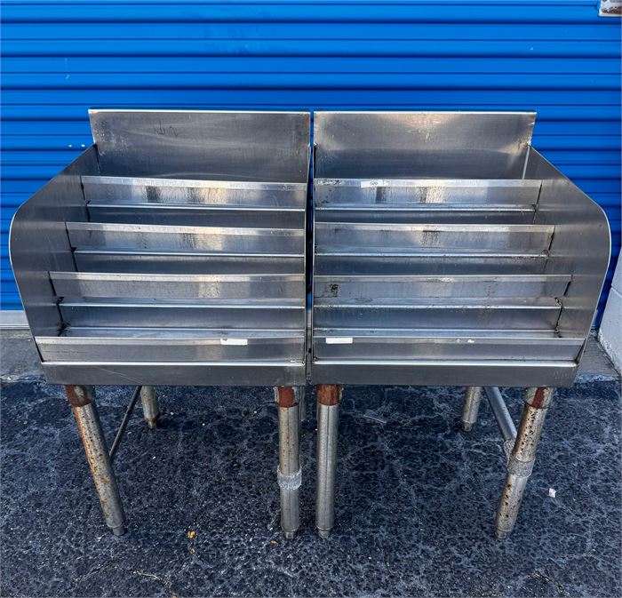 Under Bar Rack 2ndsupply.com - QTY: (2) Two 24