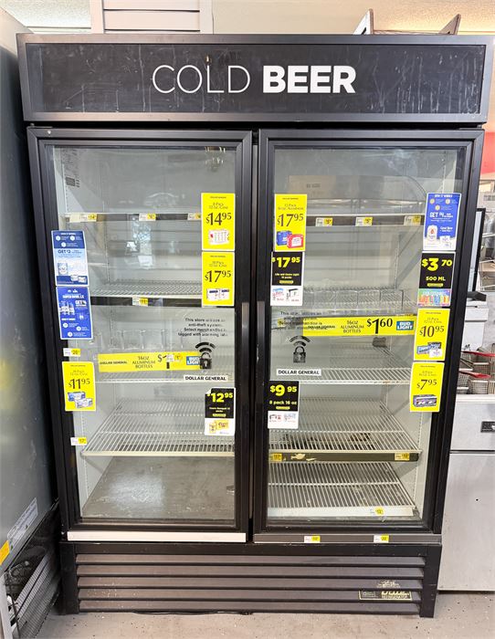 🥶 True GDM-49-HC~TSL01 2-Door Display Refrigerator 49 Cu. Ft. – TESTED & Clean