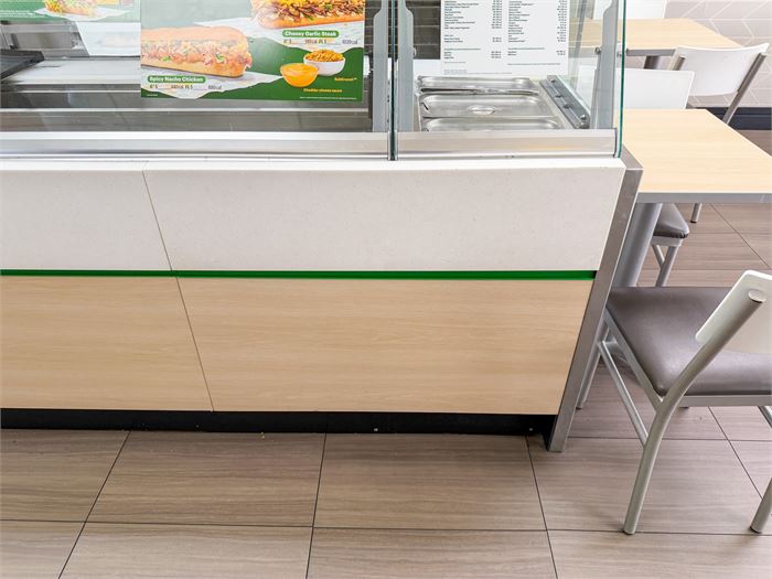 🪵 Decorative Front Service Counter Panel