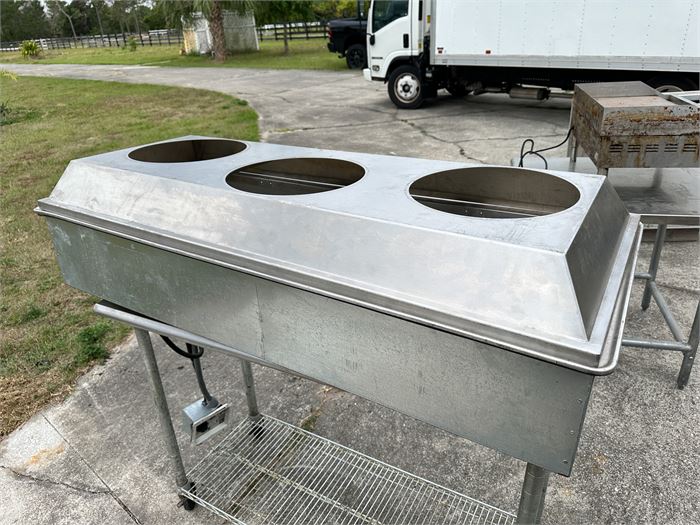 Atlas Metal WH-4 57.25" Electric Drop-In Hot Food Well Unit. RETAIL $3,602.00