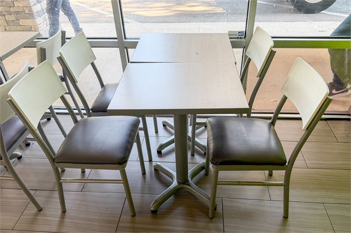 🪑 Restaurant Dining Tables with (4) Chairs