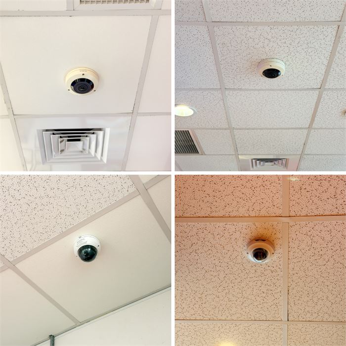 🎥 Lot of (9) Solink Commercial Ceiling-Mount Security Cameras – Some w/ Audio