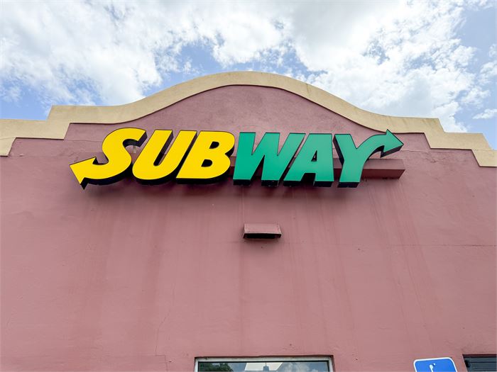 Exterior Subway Sign. Buyer Responsible for Removal