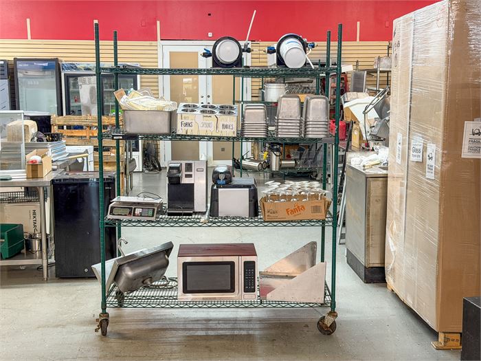Combo Lot: Metro Rack Plus All Contents on Rack