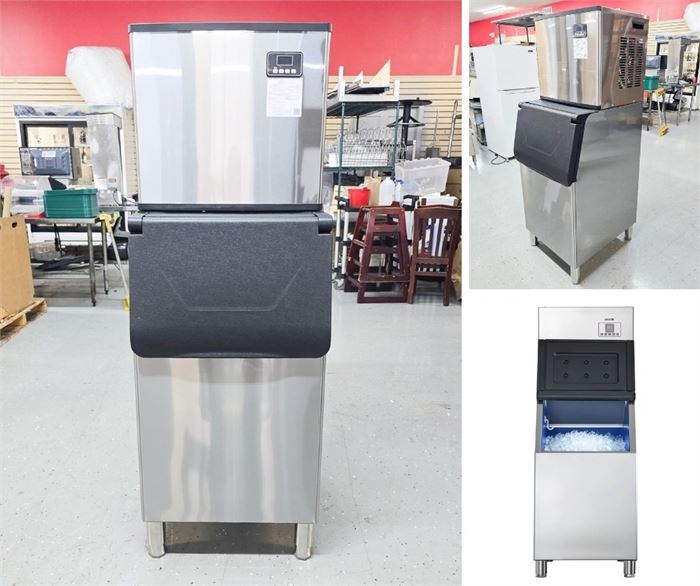 ❄️🔥 BRAND NEW IN BOX – 550 LB/Day COMMERCIAL ICE MACHINE w/ 300 LB BIN