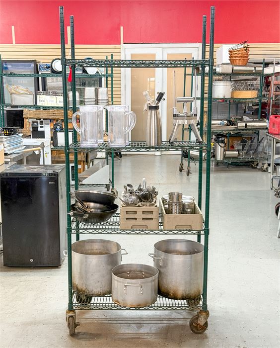 Combo Lot: Metro Rack Plus All Contents on Rack