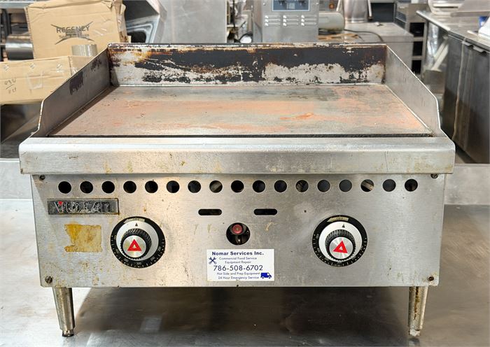 🔥 Vulcan VCRG24-T1 24" Thermostatic Natural Gas Countertop Griddle – 50,000 BTU
