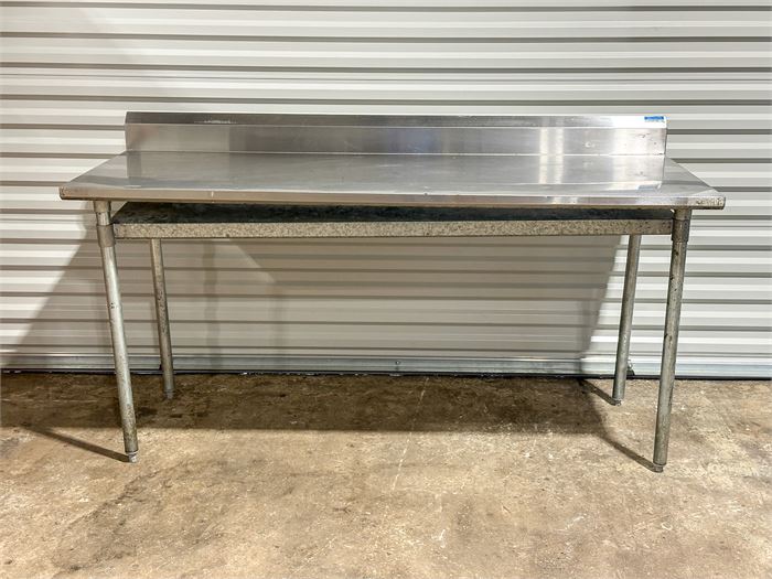 🔧 Stainless Steel Work Table 72"