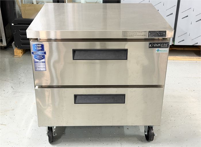 🆕❄️ NEW SCRATCH & DENT DUKERS DUC36R-D2 36" 2 DRAWER UC Worktop REFRIGERATOR