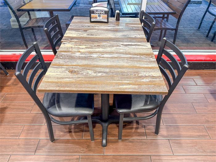 🪑☕ Outdoor Café Table (2) & (4) Matching Chairs Seating Set