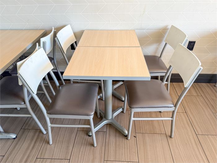 🪑 Restaurant Dining Tables with (4) Chairs
