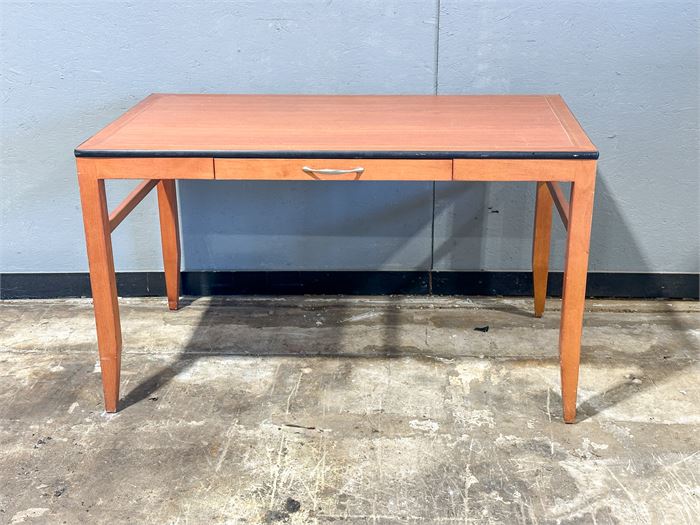 🪑 Wood Laminate Writing Desk with Center Drawer