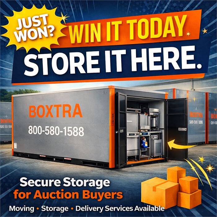 Boxtra provides secure storage for restaurant equipment buyers