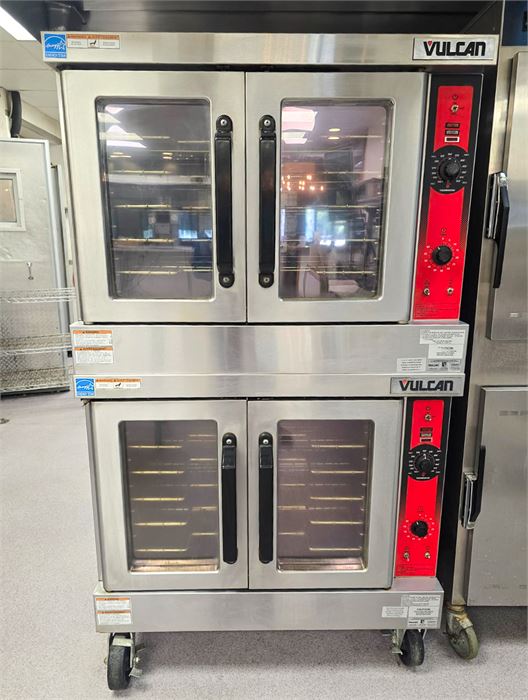 🔥 Vulcan Double Stack Gas Convection Oven on Casters 💰 Retail New: $18,000.00+