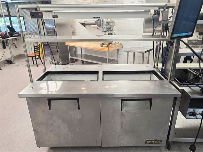 🔥 True TSSU-60-16-DS-ST 60" Refrigerated w/ Overshelf & Hatco Food Warmer