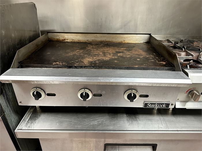 24" Countertop Flat Top Griddle, Natural Gas