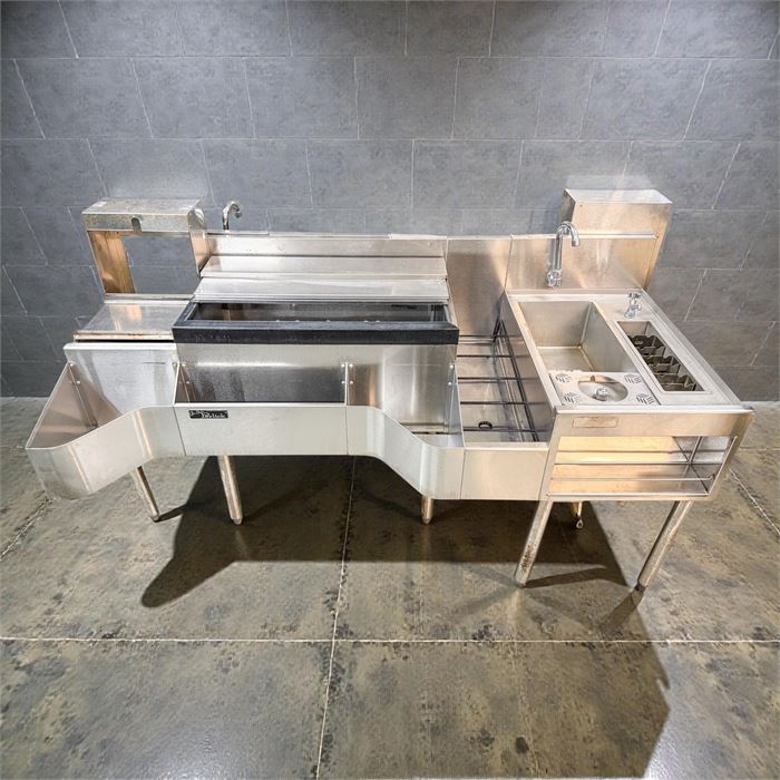 🍸 Perlick Tobin Ellis Signature 68" Stainless Cocktail Workstation Retail $14K+