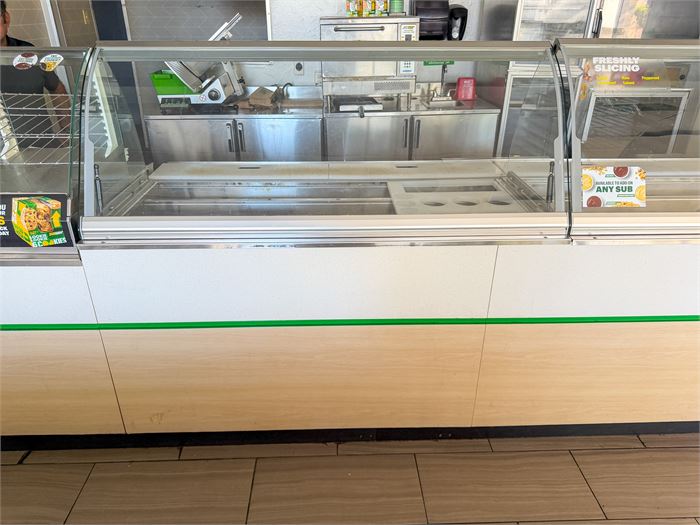 Duke Tri-Channel Refrigerated Subway Sandwich Prep Station