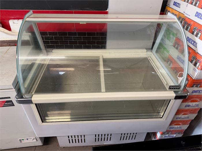 🍨 48" Curved Glass Ice Cream Display Freezer 🍨