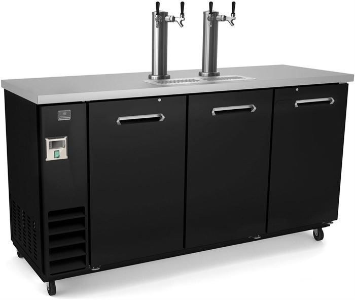 🍺 BRAND NEW Kelvinator 73" KCHBBD3D2T Draft Beer Kegerator RETAIL: $5,285.64