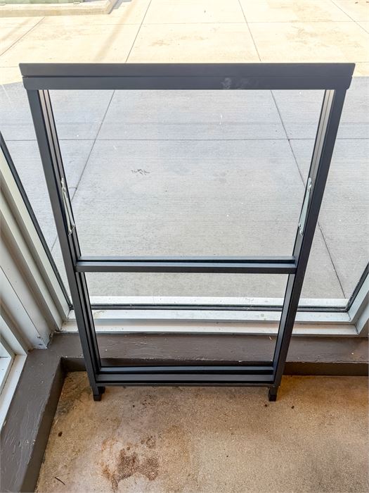 🪧 Black Metal Commercial Sign Frame