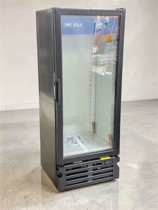 🆕🥤 NEW PRO-KOLD VC-12 SINGLE GLASS DOOR MERCHANDISER OUT OF BOX 7.87 CUFT.